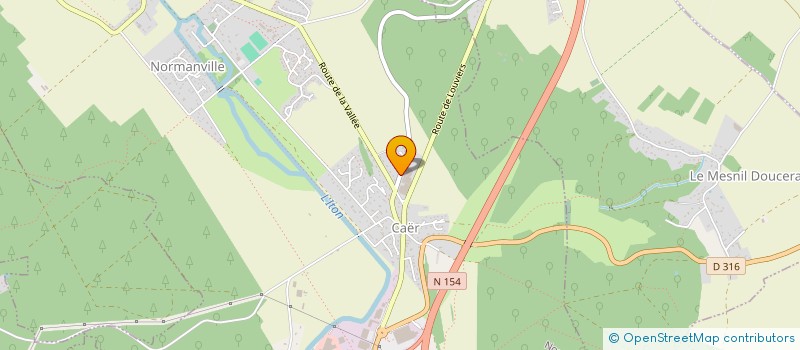 localisation de l'entreprise MADAME LAURANNE COLET  NORMANVILLE