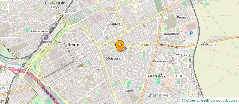 localisation de l'entreprise MADAME LAURANNE GARDEL  REIMS