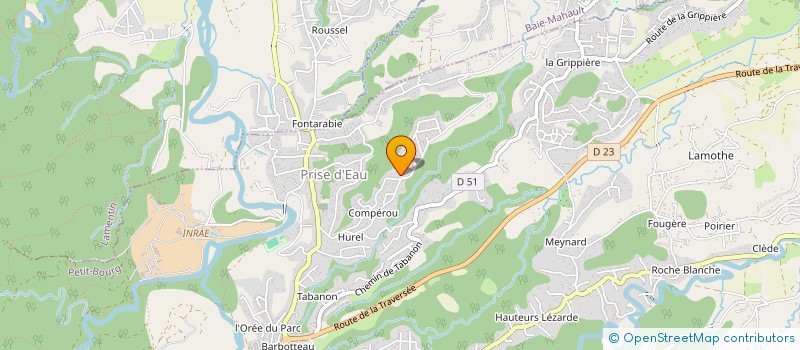 localisation de l'entreprise MADAME LAURANNE JEAN-MARIUS  PETIT-BOURG