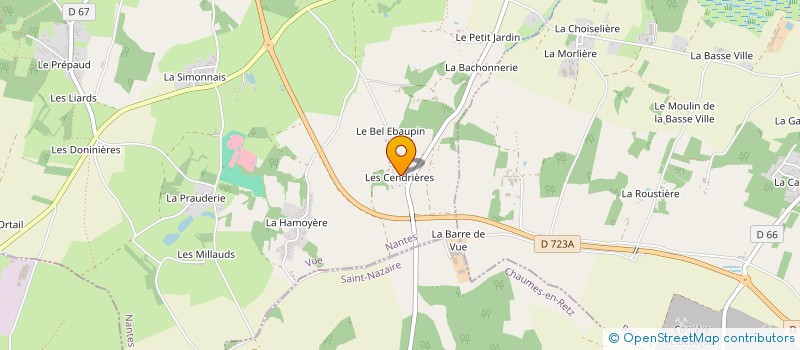 localisation de l'entreprise MADAME LAURANNE MARTIN  VUE