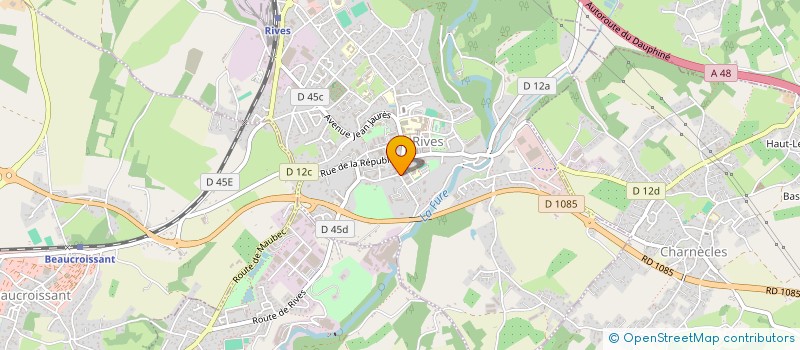 localisation de l'entreprise MADAME LAURANNE MOYROUD  RIVES