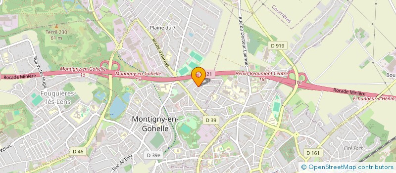 localisation de l'entreprise MADAME LAURANNE PARISSEAUX  MONTIGNY-EN-GOHELLE