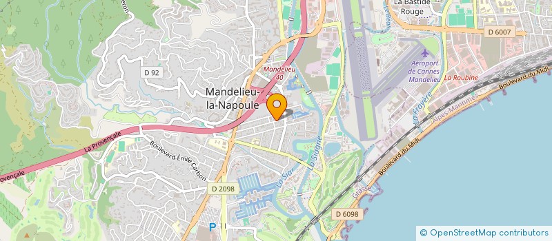 localisation de l'entreprise MADAME LAURANNE ROUYER à MANDELIEU-LA-NAPOULE