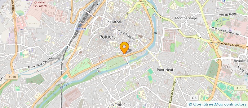 localisation de l'entreprise MADAME LAURANY PARSEMAIN  POITIERS