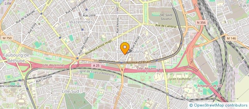 localisation de l'entreprise MADAME LAURE AALALOU  LILLE