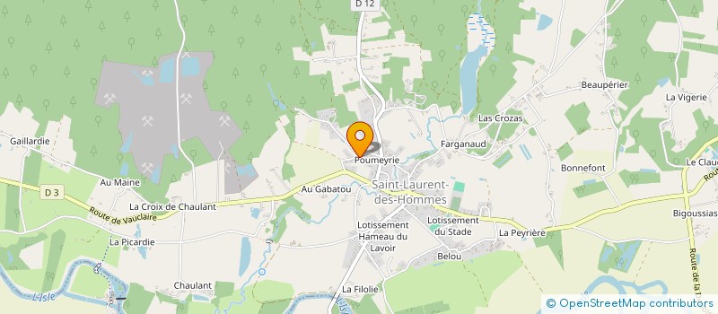 localisation de l'entreprise MADAME LAURE ADAM à SOURZAC