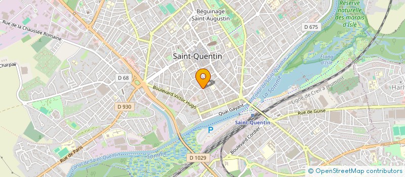 localisation de l'entreprise MADAME LAURE ADAMEZYK à SAINT-QUENTIN