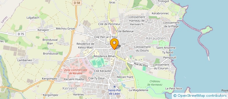 localisation de l'entreprise MADAME LAURE AFCHAIN à SAINT-POL-DE-LEON