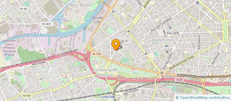 localisation de l'entreprise MADAME LAURE-ALINE DETOURBE à LILLE