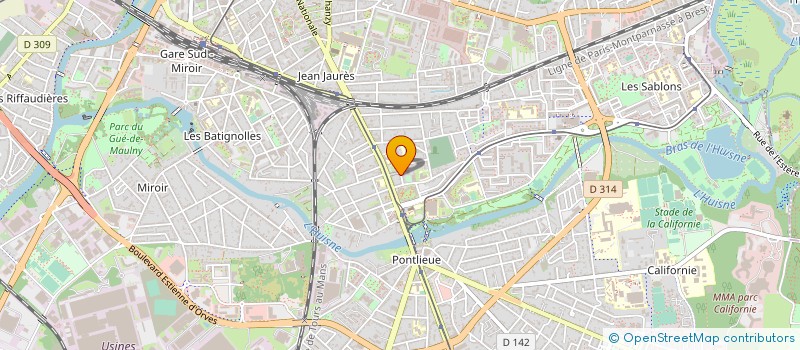 localisation de l'entreprise MADAME LAURE ALLANOT  LE MANS