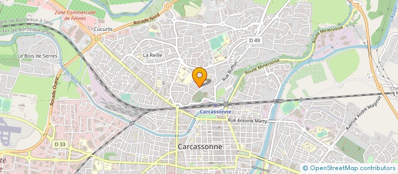 localisation de l'entreprise MADAME LAURE AMAR  CARCASSONNE