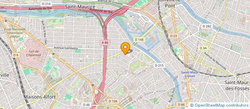 localisation de l'entreprise MADAME LAURE AMPHOUX  MAISONS-ALFORT
