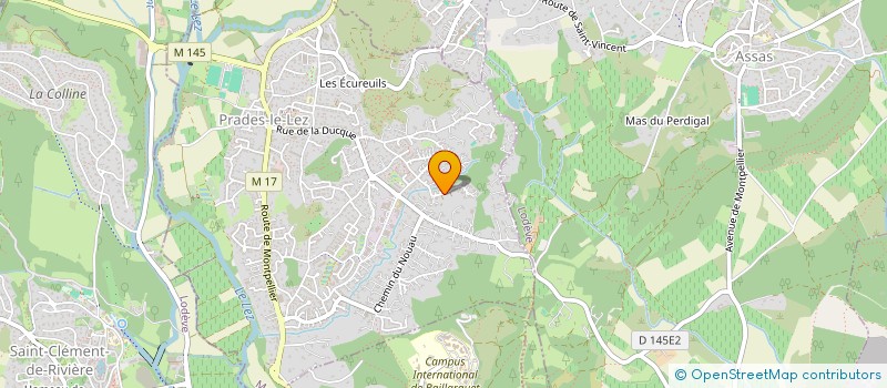 localisation de l'entreprise MADAME LAURE-ANAIS VINCENT à PRADES-LE-LEZ