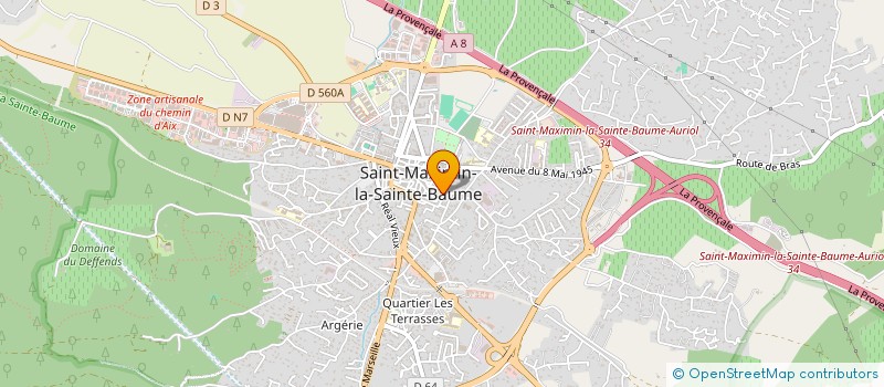 localisation de l'entreprise MADAME LAURE ANCOLIO à SAINT-MAXIMIN-LA-SAINTE-BAUME