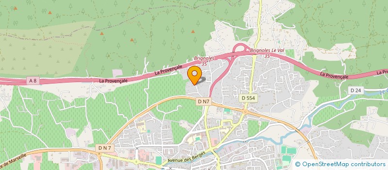 localisation de l'entreprise MADAME LAURE ANDRIEUX  BRIGNOLES