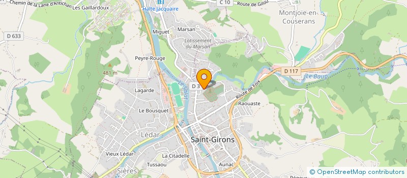 localisation de l'entreprise MADAME LAURE ANGELINA à SAINT-GIRONS