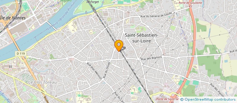 localisation de l'entreprise MADAME LAURE ANGEVIN à SAINT-SEBASTIEN-SUR-LOIRE