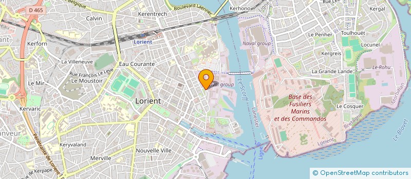 localisation de l'entreprise MADAME LAURE-ANNE ACH  LORIENT