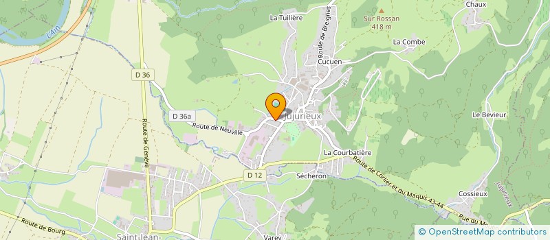 localisation de l'entreprise MADAME LAURE-ANNE BOCQUEL à JUJURIEUX