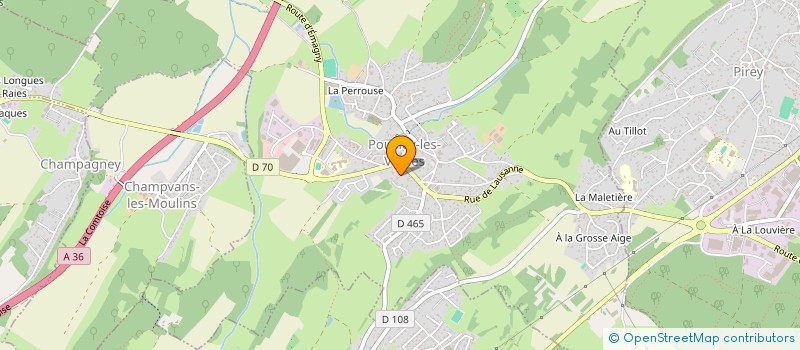 localisation de l'entreprise MADAME LAURE ANNE GUILLEMAUD  SAINT-VIT