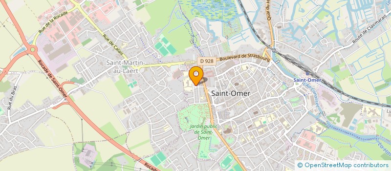 localisation de l'entreprise MADAME LAURE-ANNE KONDOSZEK  SAINT-OMER