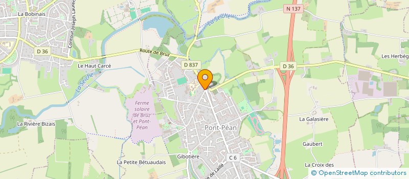 localisation de l'entreprise MADAME LAURE-ANNE LE TALOUR  PONT-PEAN