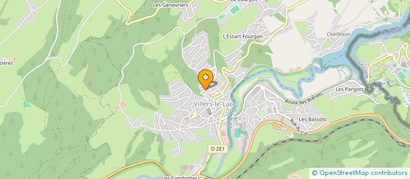 localisation de l'entreprise MADAME LAURE-ANNE LEMAIRE  PONTARLIER