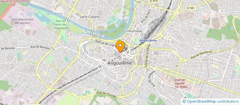 localisation de l'entreprise MADAME LAURE-ANNE LUCAS à ANGOULEME