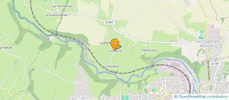 localisation de l'entreprise MADAME LAURE-ANNE VALETTE  SAINT-GEORGES-MONTCOCQ