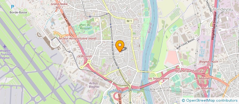 localisation de l'entreprise MADAME LAURE AOUSTIN à BLAGNAC