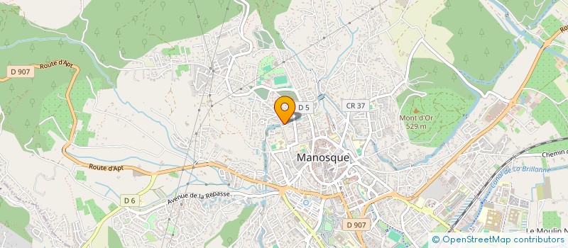 localisation de l'entreprise MADAME LAURE ARCENS à MANOSQUE