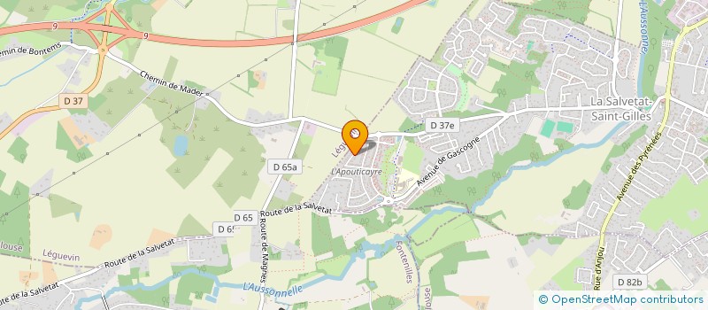 localisation de l'entreprise MADAME LAURE ARDOUIN  LA SALVETAT-SAINT-GILLES