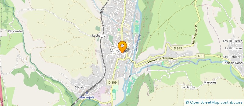 localisation de l'entreprise MADAME LAURE ASTRUC  MARVEJOLS