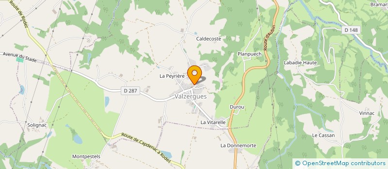 localisation de l'entreprise MADAME LAURE AUDREY SOPHIE PINARDEL  VALZERGUES