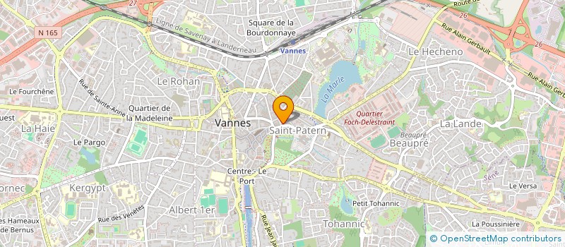 localisation de l'entreprise MADAME LAURE AUFFRET à VANNES