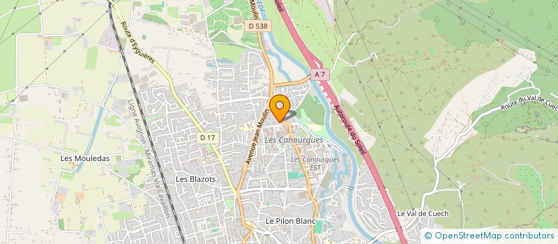 localisation de l'entreprise MADAME LAURE AULNER  SALON-DE-PROVENCE