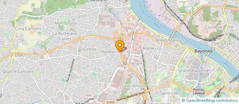 localisation de l'entreprise MADAME LAURE AUSSENAC  ANGLET