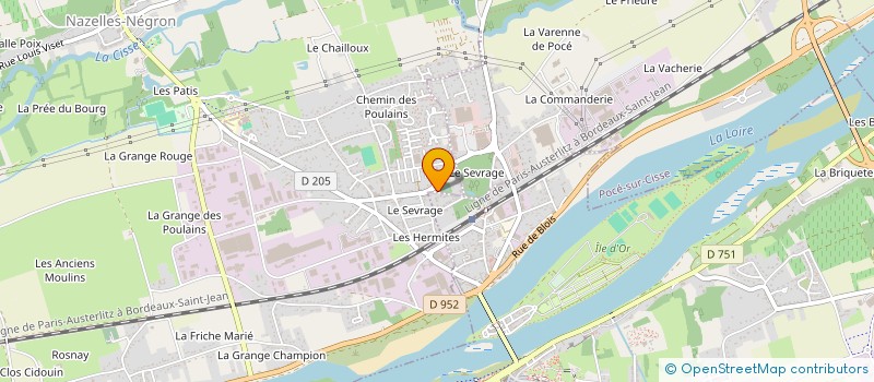 localisation de l'entreprise MADAME LAURE BAGLAN  NAZELLES-NEGRON