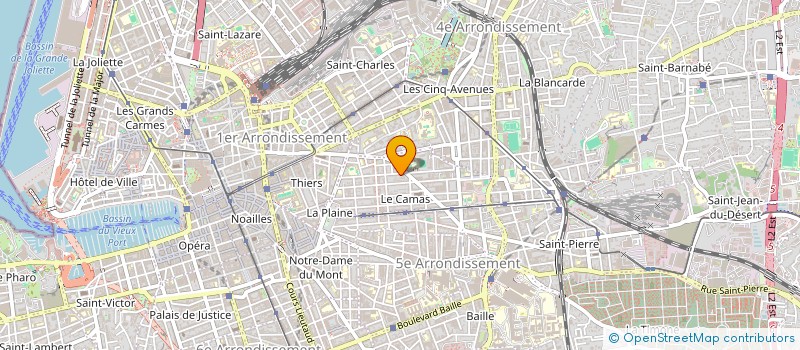 localisation de l'entreprise MADAME LAURE BARALHE à MARSEILLE