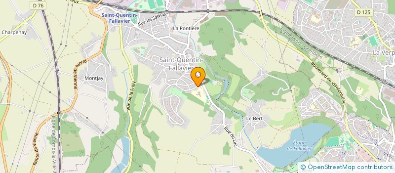 localisation de l'entreprise MADAME LAURE BARDET  SAINT-QUENTIN-FALLAVIER