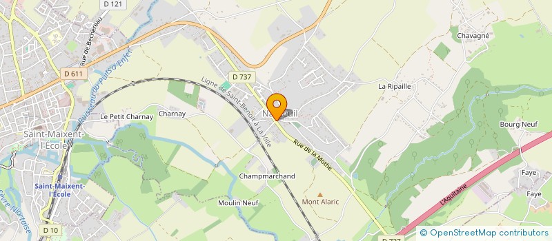 localisation de l'entreprise MADAME LAURE BARDOU  NANTEUIL