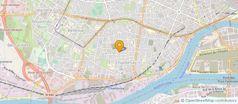 localisation de l'entreprise MADAME LAURE BARON à NANTES
