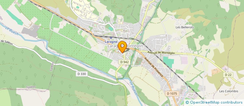 localisation de l'entreprise MADAME LAURE BARRABE  LARAGNE-MONTEGLIN