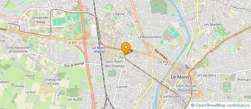 localisation de l'entreprise MADAME LAURE BARRIERE à LE MANS