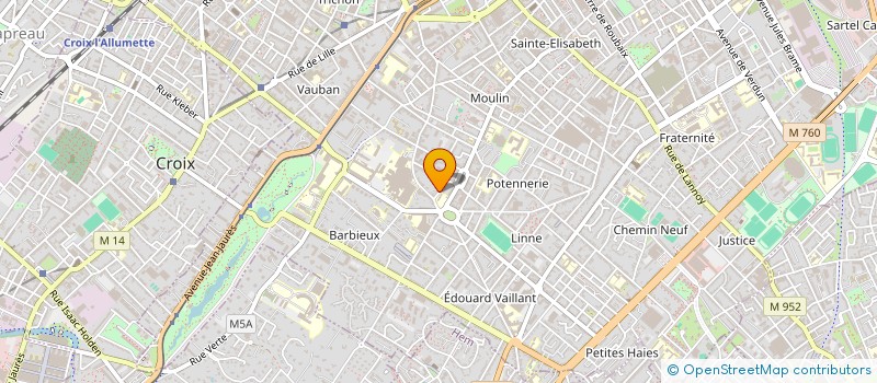 localisation de l'entreprise MADAME LAURE BARSBY  ROUBAIX