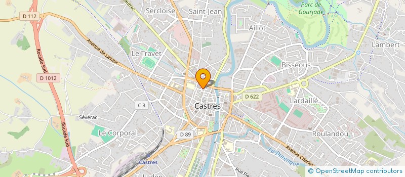 localisation de l'entreprise MADAME LAURE BARTHELEMY à CASTRES