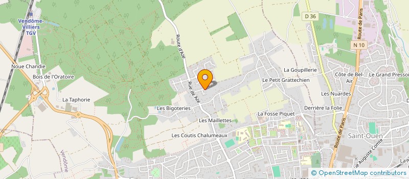 localisation de l'entreprise MADAME LAURE BAUDEAU à VENDOME