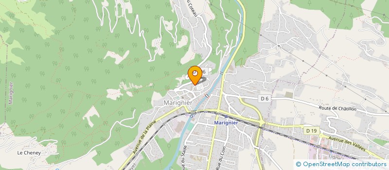 localisation de l'entreprise MADAME LAURE BAUDIN  MARIGNIER