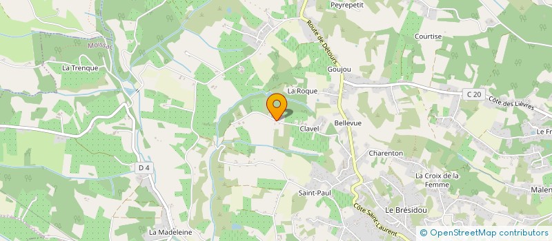 localisation de l'entreprise MADAME LAURE BAUDRY à MOISSAC