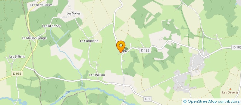 localisation de l'entreprise MADAME LAURE BAZIRE  TREIGNY-PERREUSE-SAINTE-COLOMBE
